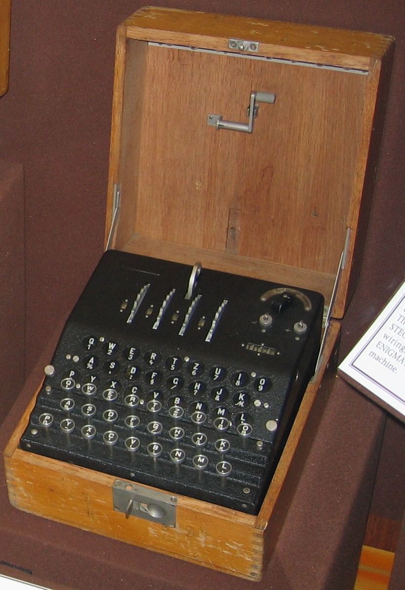 Enigma G v National Cryptologic Museum (Zdroj: Wikimedia Commons, photo: Austin Mills)