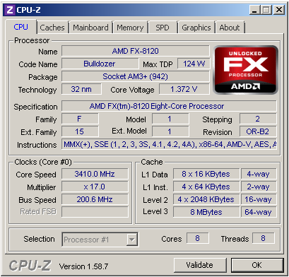 AMD Bulldozer – procesory FX-8150 a 8120 v testu (1/2)