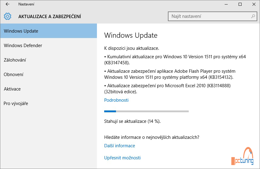 Microsoft aktualizoval počítačová Windows 10