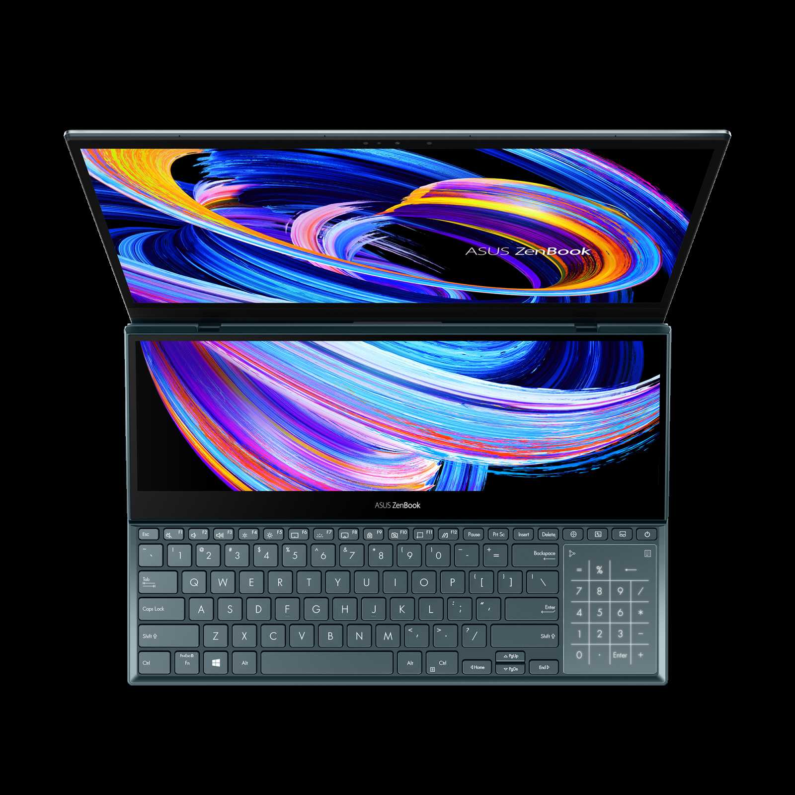 ZenBook Pro Duo 15 OLED_UX582_Product photo_1B_Celestial Blue_Web_05_NumberPad_2000x2000