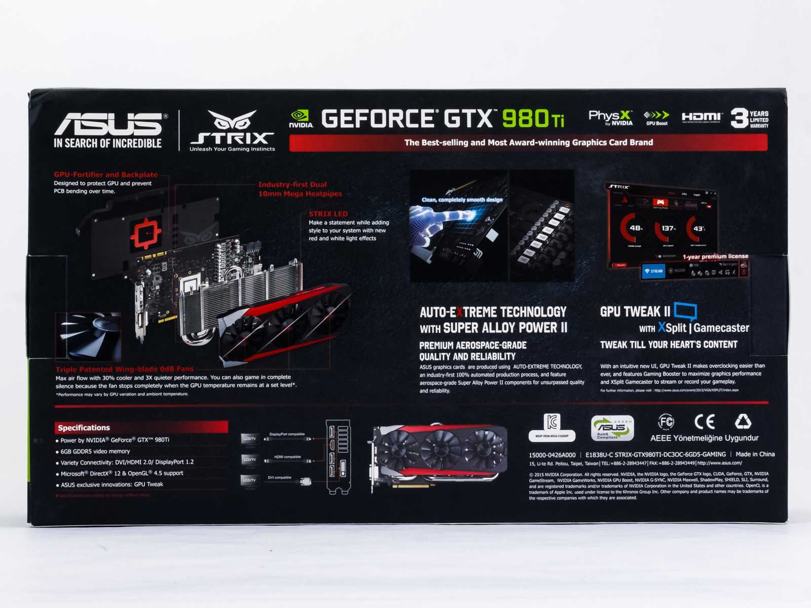 Asus Strix GeForce GTX 980 Ti a Strix R9 390 s DCU III v testu