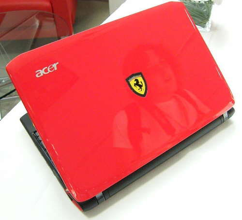 Acer Ferrari s procesorem AMD