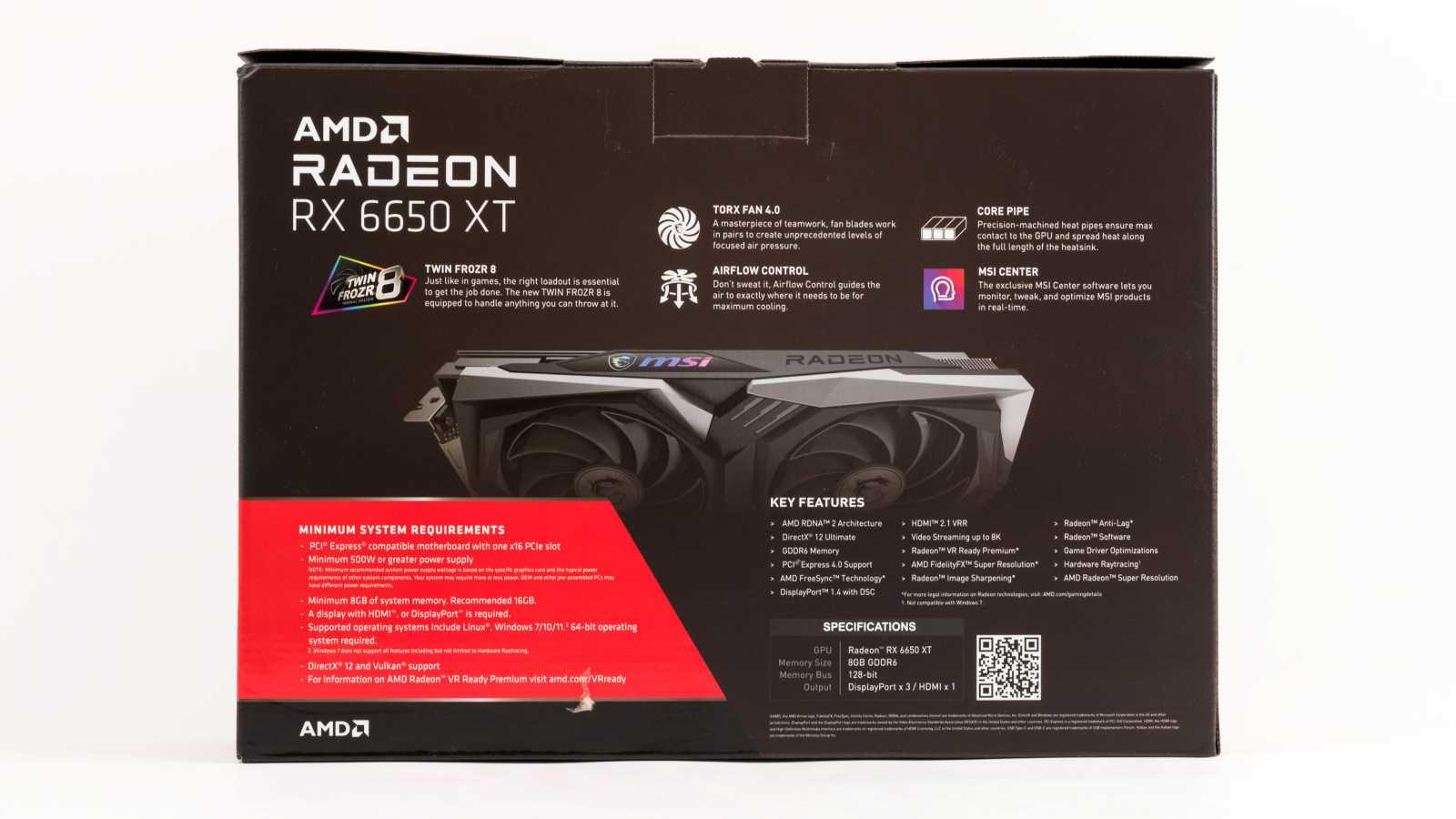 MSI Radeon RX 6650 XT Gaming X: Výborný chladič a pár procent výkonu navíc 