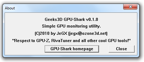 GPU-Shark: informace o grafické kartě v kostce