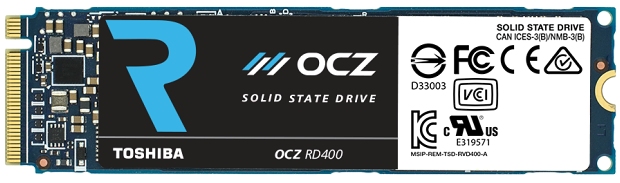 OCZ RD400 512 GB - První M.2 NVMe SSD od Toshiby v testu 