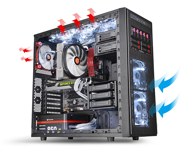 Thermaltake představuje dvojici midi-tower skříní série Versa