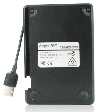 Apricorn Aegis Bio - 640GB externí disk s biometrickým zajištěním