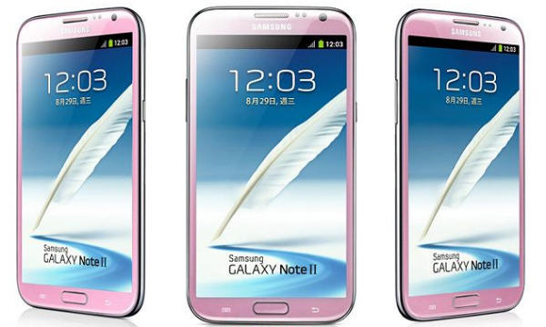 Samsung Galaxy Note II v růžové? Proč ne!