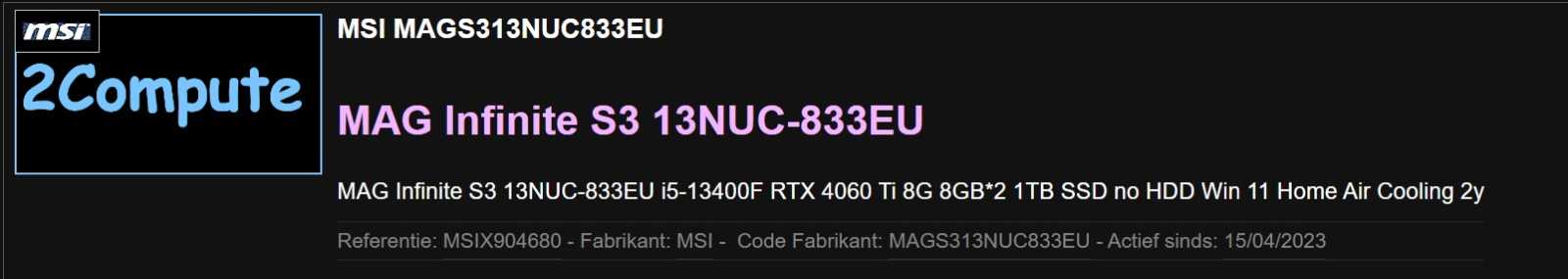 Specifikace RTX 4060 Ti potvrzeny - unikla fotku čipu a k tomu pamflet od MSI