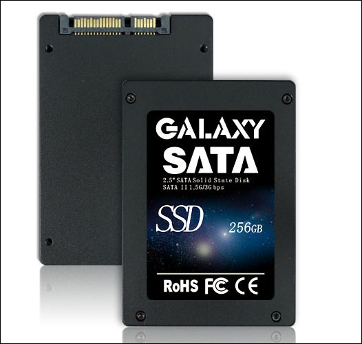 Galaxy bude prodávat SSD – bleskurychlé disky se SATA 3 Gb/s