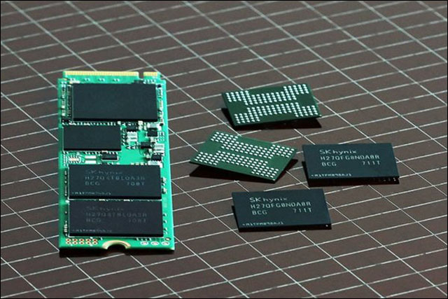 SK Hynix odstartovalo hromadnou výrobu 72vrstvých 3D NAND flash čipů