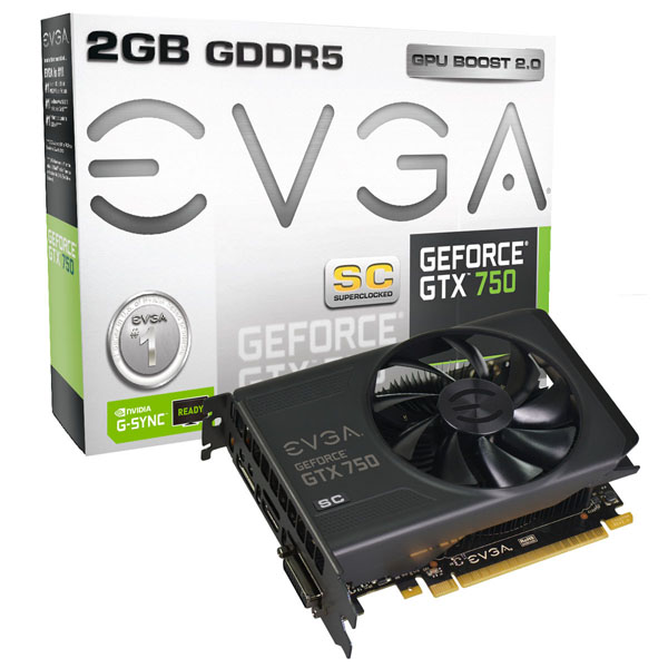 EVGA oznámila vydání dvou variant grafické karty GeForce GTX 750 se 2 GB pamětí