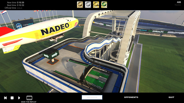 TrackMania 2: Stadium a Valley — krásné nové arkády