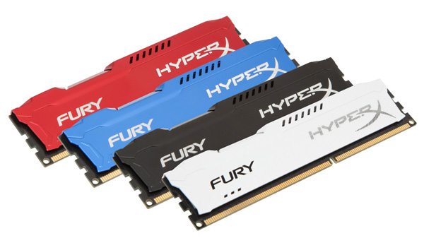 HyperX "FURY" – nová řada cenově dostupných operačních pamětí Kingston