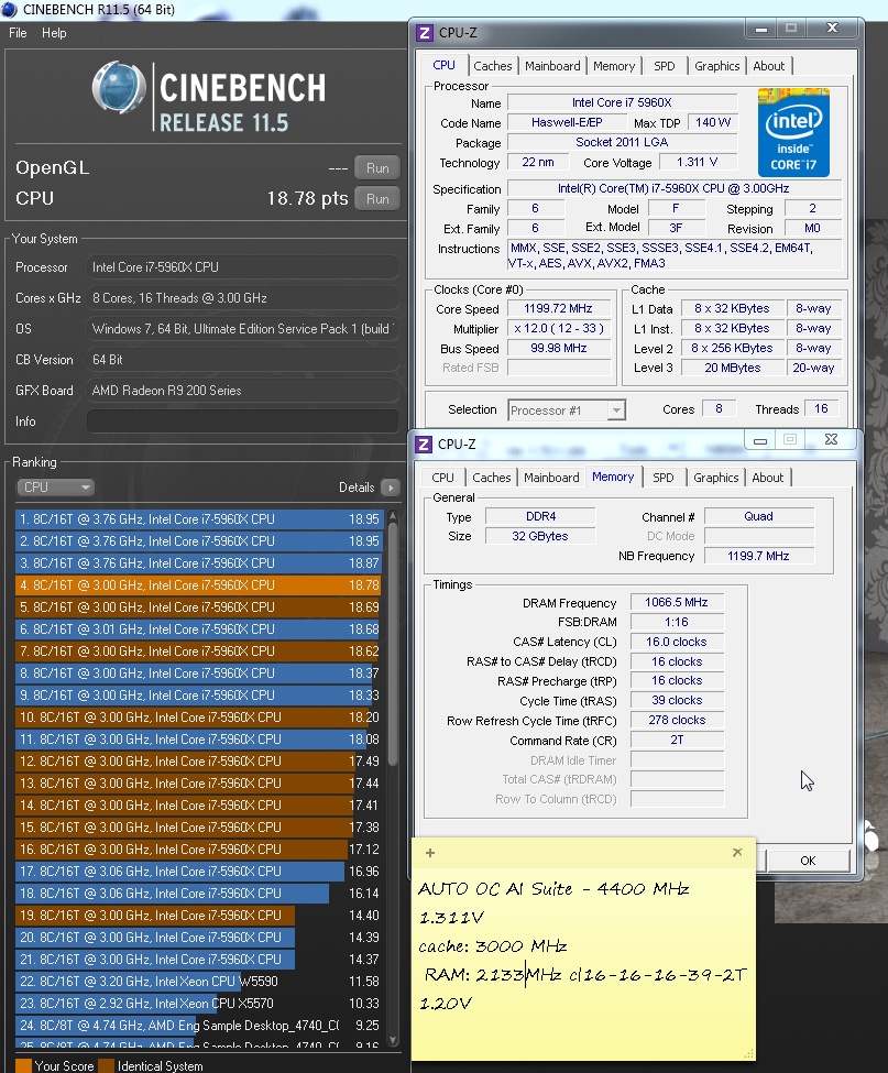 Intel Haswell-E: jak na přetaktování monstra s i7-5960X