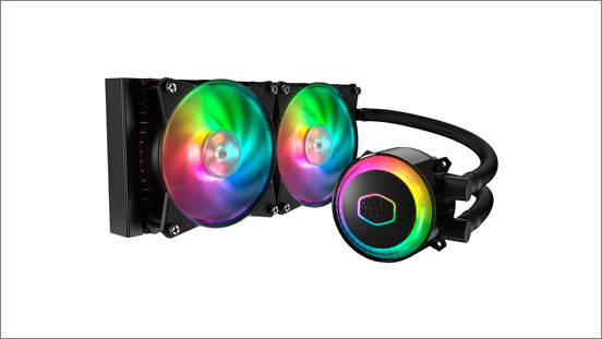 Cooler Master začne v květnu prodávat nové AIO chladiče s RGB podsvícením