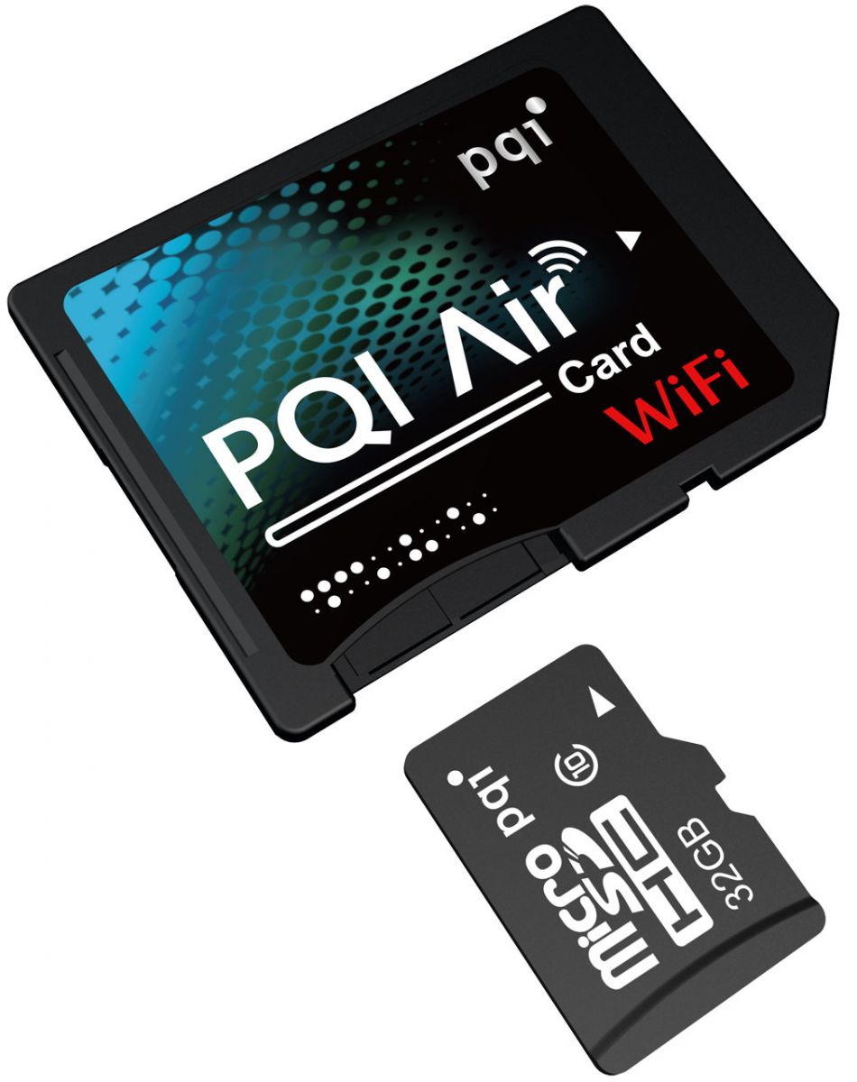 PQI Air Card: SD karta s WiFi a slotem pro microSD