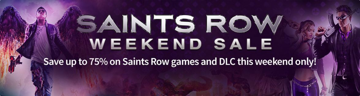 Hry ze série Saints Row na Humble Bundle tento víkend až se 75% slevou!