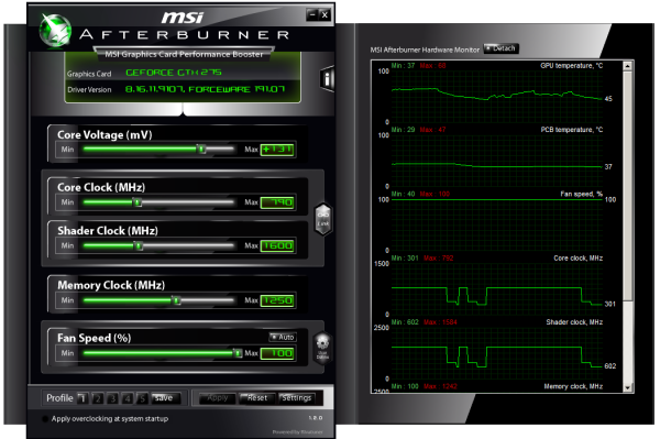 MSI GTX 275 Lightning -  solidní výkon, vysoká cena