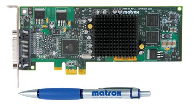 Nízkoprofilová G550 od Matroxu pro PCIe x1