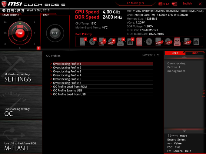 Skylake a MSI Z170A XPOWER Gaming Titanium Edition