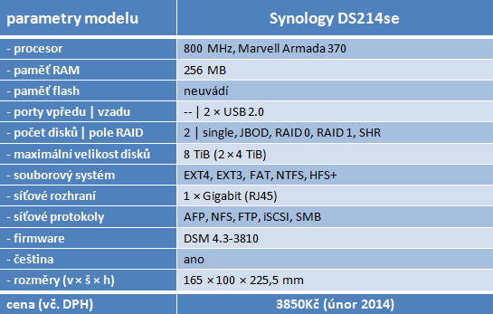 S bohatou výbavou: Duel NAS – Synology DS213j a DS214se