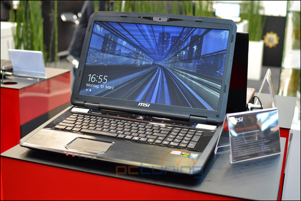 CeBIT 2014: Exkluzivní fotografie nových herních notebooků MSI