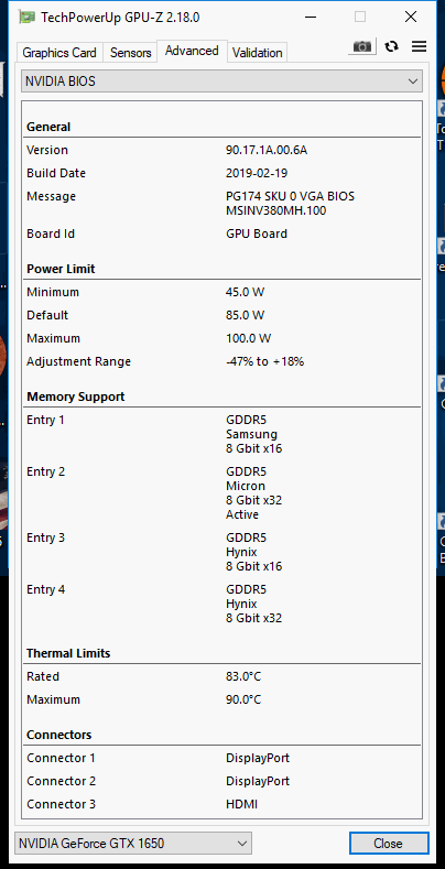 MSI Radeon RX 570 Armor 4G vs. GTX 1650 Gaming X