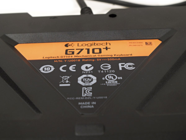 Logitech G710+ – vkusný design s mechanickými spínači