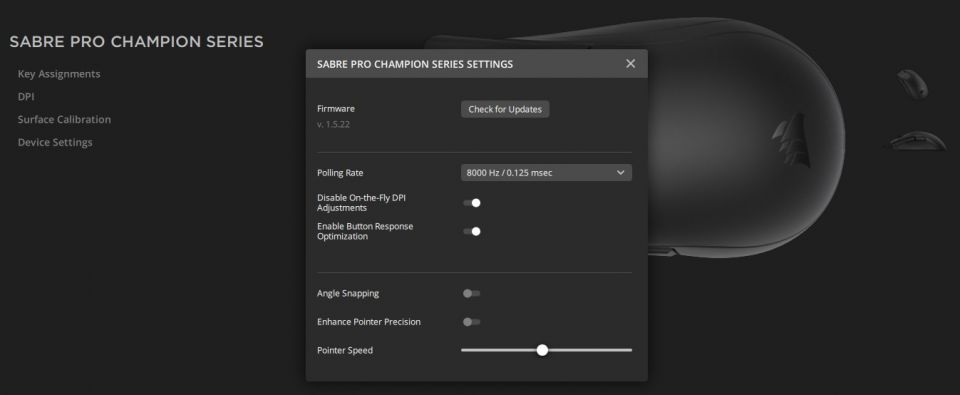 Corsair Sabre Pro - minimální hmotnost, maximální přesnost