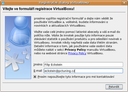 VirtualBox aneb Windows Vista v Linuxu