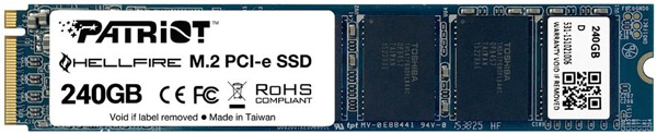 SSD disk Patriot HELLFIRE (M.2) – 240 GB