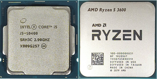 AMD Ryzen 5 3600 a Intel Core i5-10400: Test levných 6jader