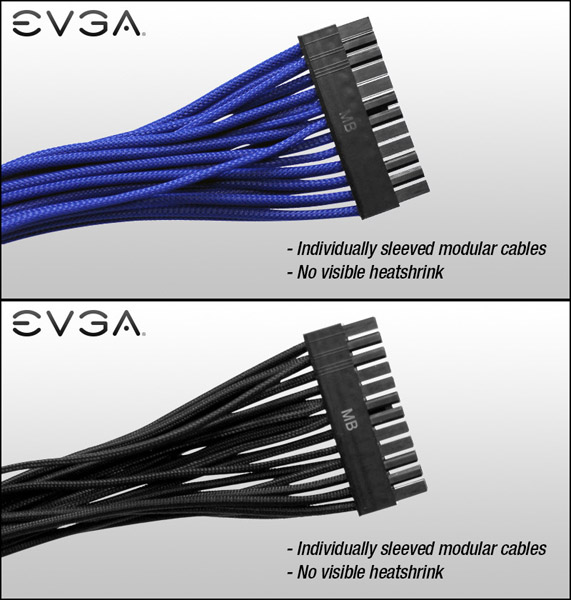 EVGA uvádí na trh sadu napájecích kabelů pro PSU SuperNOVA G2 a P2