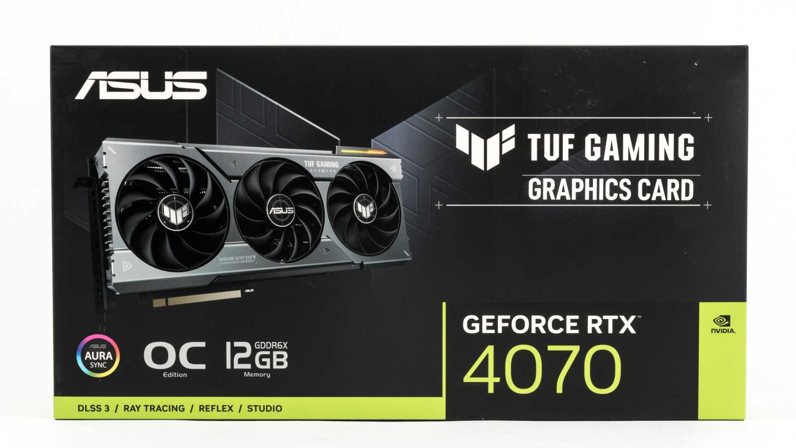 Asus TUF Gaming GF RTX 4070 12 GB GDDR6X OC Edition: Když není co zlepšovat