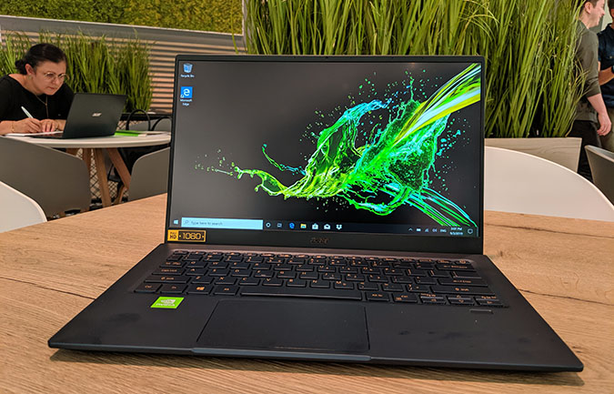 Acer Swift 5 je nejlehčí čtrnáctipalcový notebook