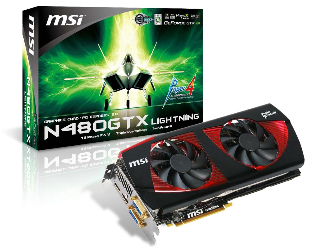 MSI N480GTX Lightning: Bestie, před kterou se světové rekordy otřásají v základech