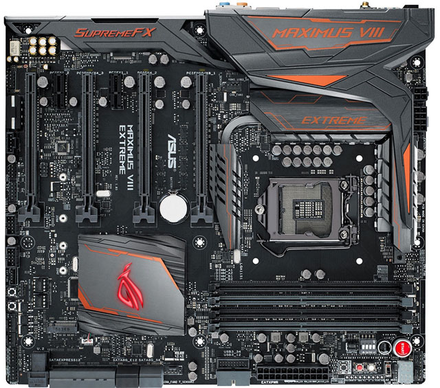 Asus odhalil dva kusy hardware pro fajnšmekry: desku ROG Maximus VIII Extreme/Assembly a grafiku Matrix GTX 980 Ti 