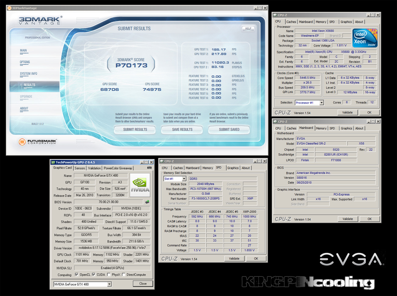 Světový rekord: k|ngp|n dosáhl v testu 3DMark Vantage 70 173 bodů