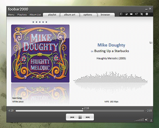 Foobar2000 - alternativní audio přehrávač