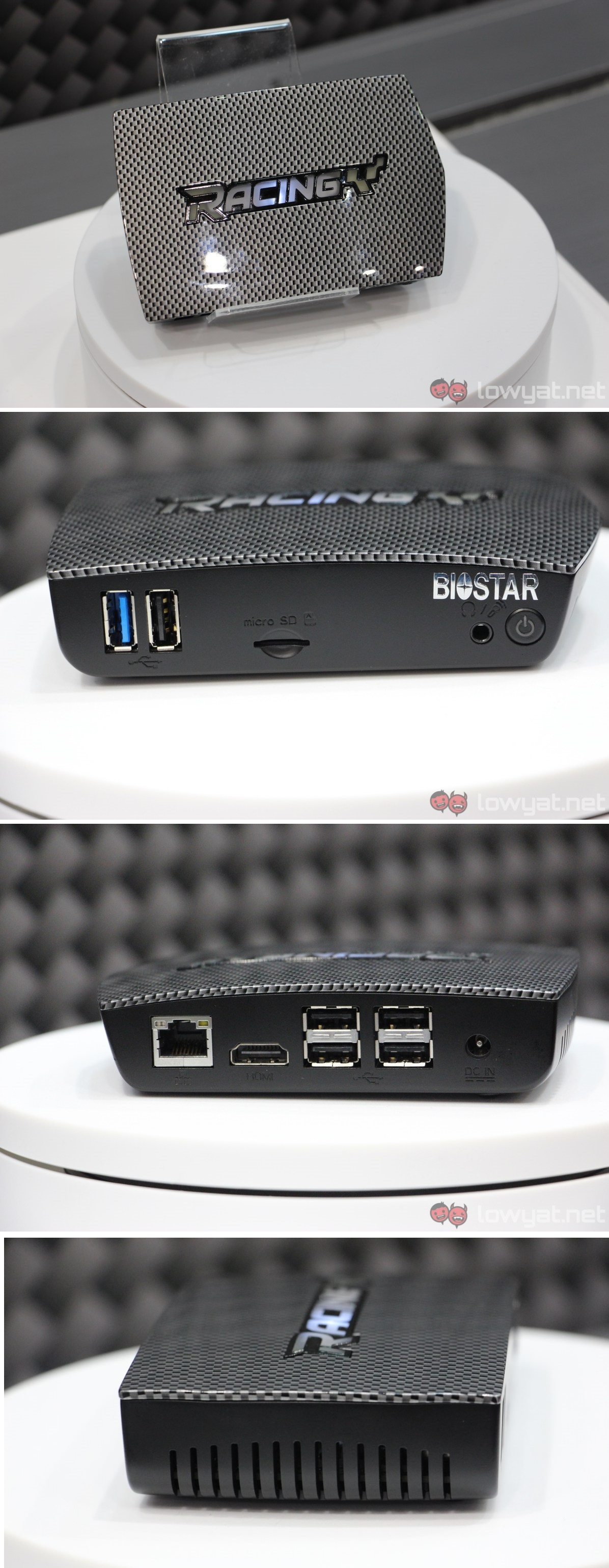 Biostar Racing P1: Miniaturní PC s procesorem Intel
