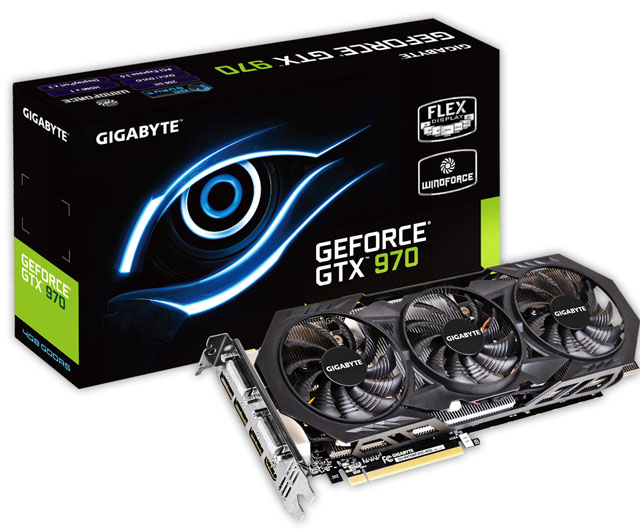 Gigabyte vydává svůj druhý továrně přetaktovaný model grafiky GeForce GTX 970