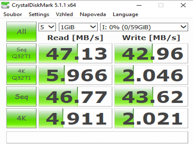 CrystalDiskMark 5.1.1