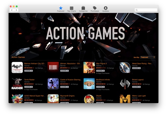 Hry sú dôležité aj pre Apple, vo svojom oficiálnom obchode ich ponúka niekoľko stovák vrátane množstva AAA titulov.