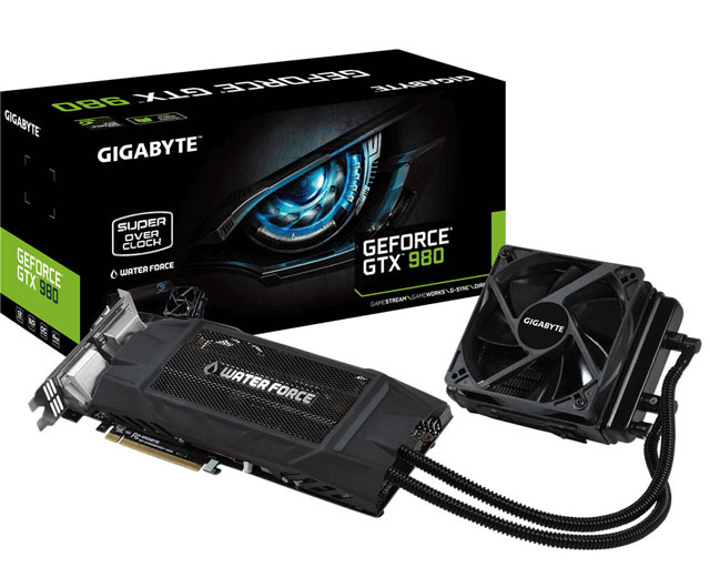 Gigabyte přichází s kapalinově chlazenou grafickou kartu GeForce GTX 980 WaterForce