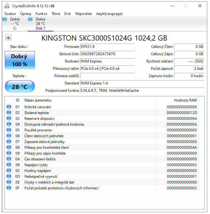 Kingston KC3000 1 TB - SSD překvapení roku!