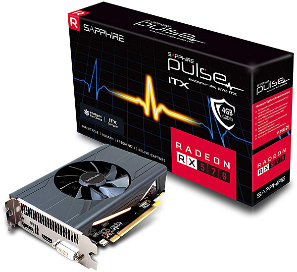 Grafická karta AMD Radeon RX 570 – Sapphire Radeon PULSE ITX RX 570