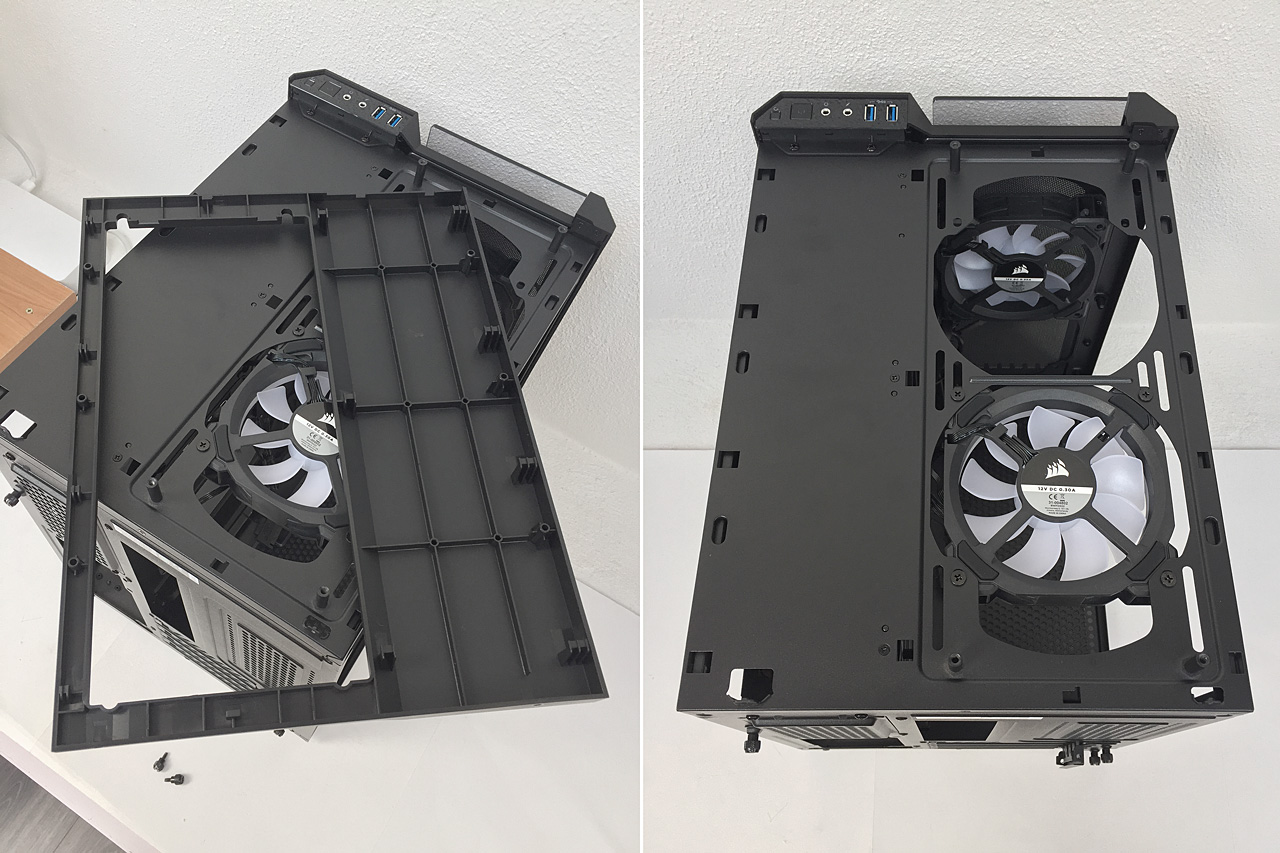 Corsair Crystal Series 280X RGB – mATX dvoukomorová skříň