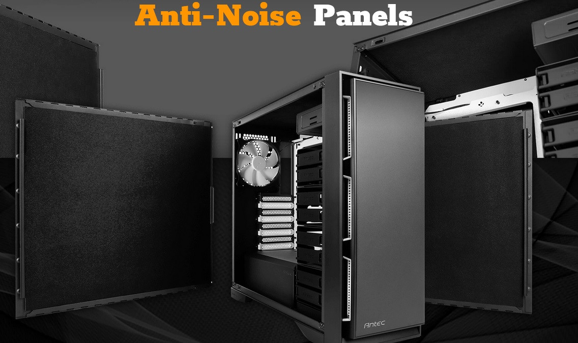 Antec v rámci CES představil novou odhlučněnou PC skříň P101 Silent