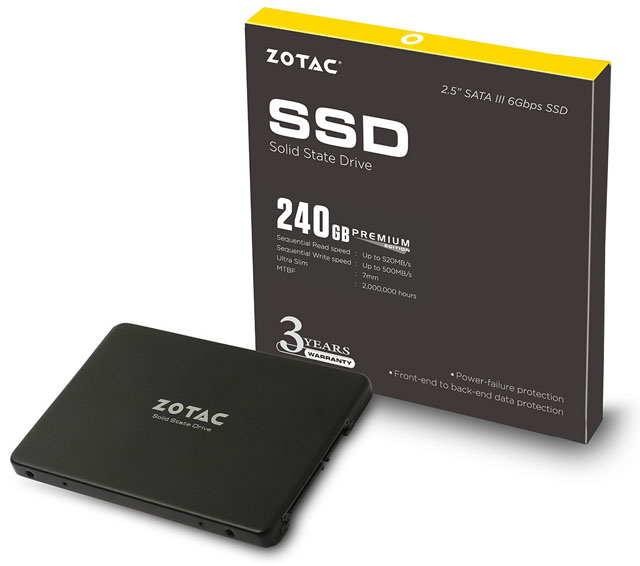 Firma Zotac představila svoji první řadu SSD 